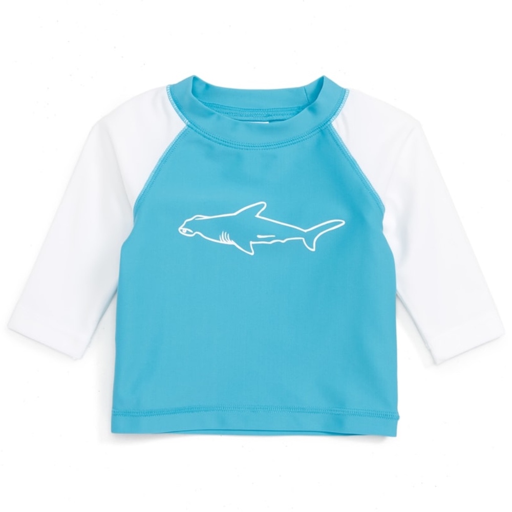 Tucker + Tate Shark Print Baby Boy Rashguard NEW